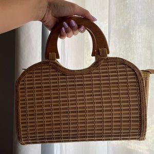 Cute Small Wooden handbag